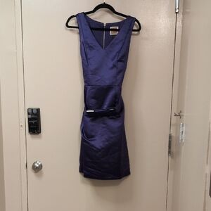 NWOT Nue by Shani Deep Purple COCKTAIL Mini Dress, Size 6
